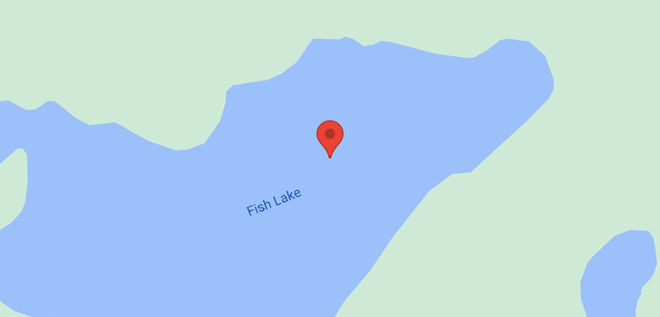 map of 23 Jensen Bay Fish Lake